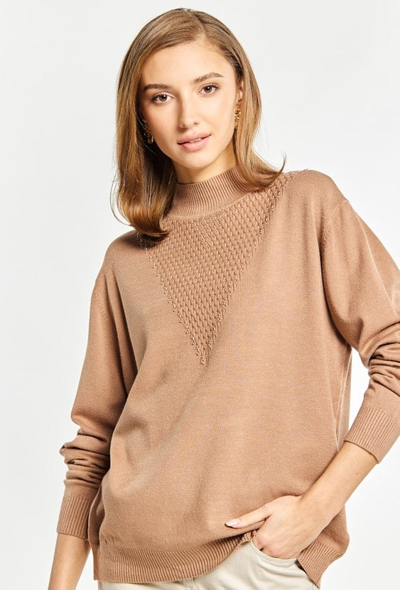 Sweter damski z dżetami