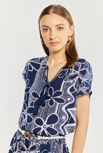 Bluzka damska z krótkim rękawem