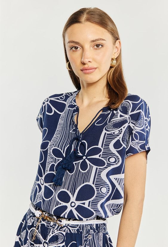 Bluzka damska z krótkim rękawem