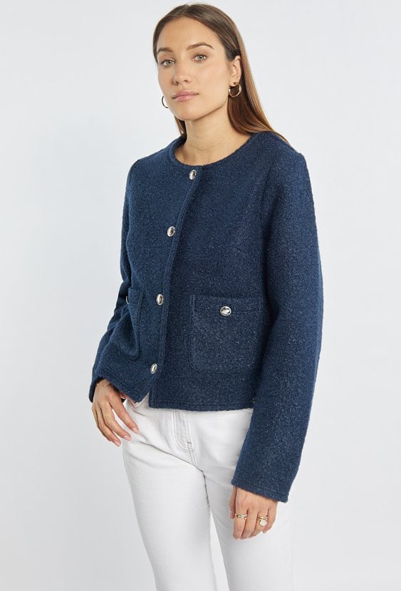 Stylowy żakiet z kieszeniami