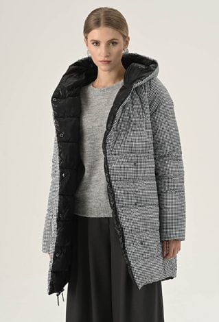 Pikowana dwustronna kurtka