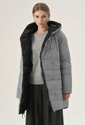 Pikowana dwustronna kurtka