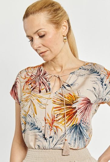 Bluzka damska z krótkim rękawem