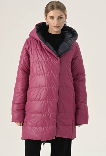 Pikowana dwustronna kurtka