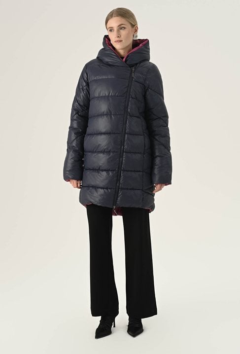 Pikowana dwustronna kurtka