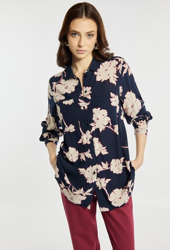 Dłuższa koszula damska