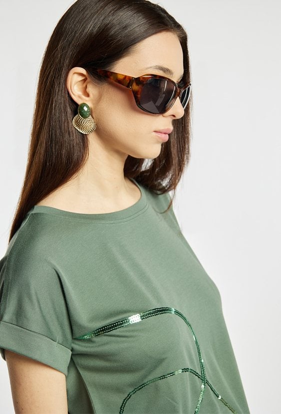 Okulary przeciwsłoneczne z wzorem