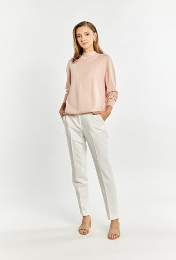 Sweter damski z dżetami