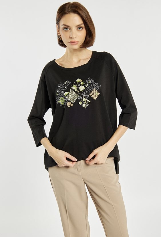 T-shirt z nadrukiem z przodu