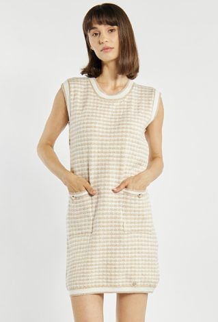 Wzorzysta sukienka mini