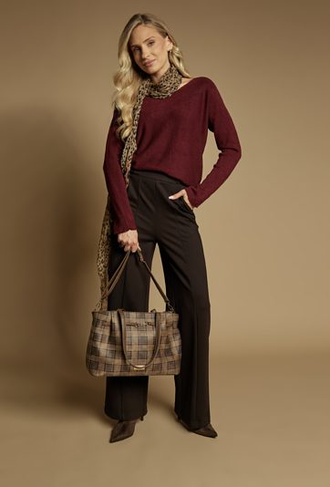 Damski shopper z wzorem