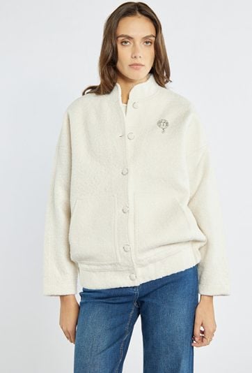 Kurtka damska z agrafką