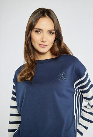 Luźny sweter damski