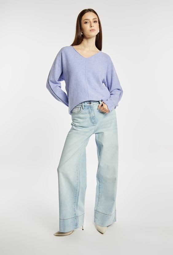 Sweter damski z wiskozą