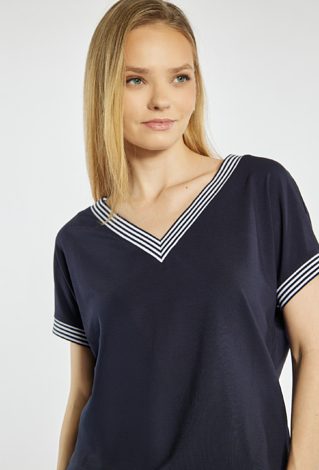 Bluzka damska z bawełną