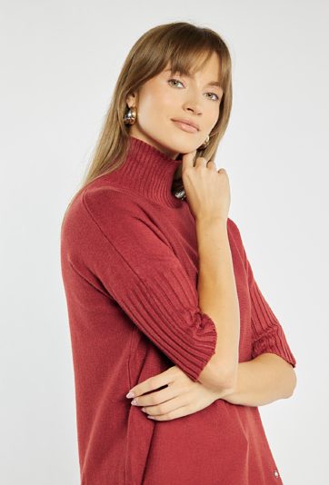 Sweter damski z golfem