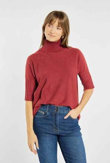 Sweter damski z golfem