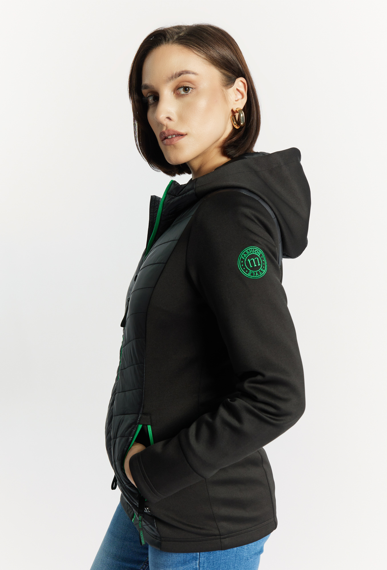 【Marimokun】 Mokasyny Kamex-But Shine Zielone zamsz