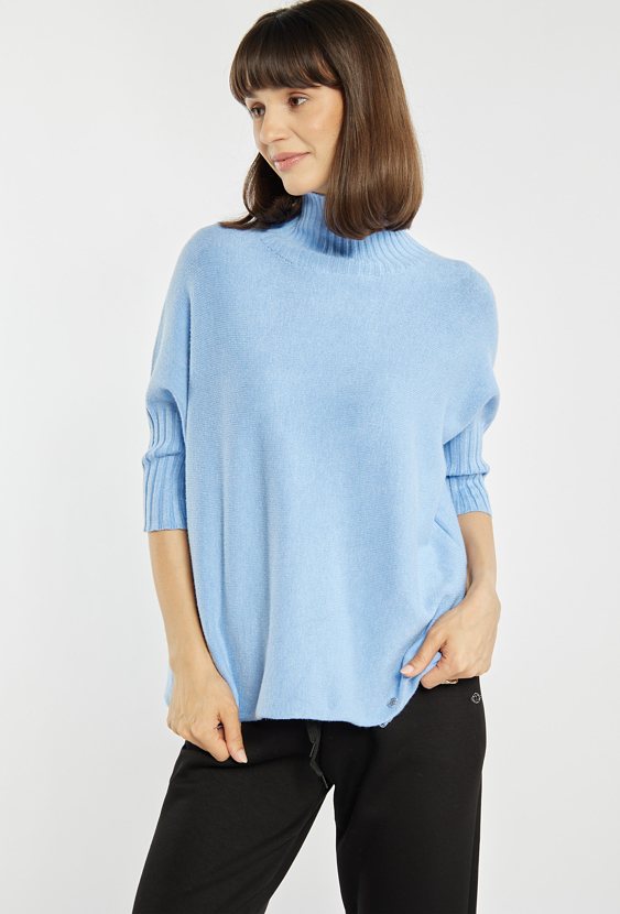 Sweter damski z golfem