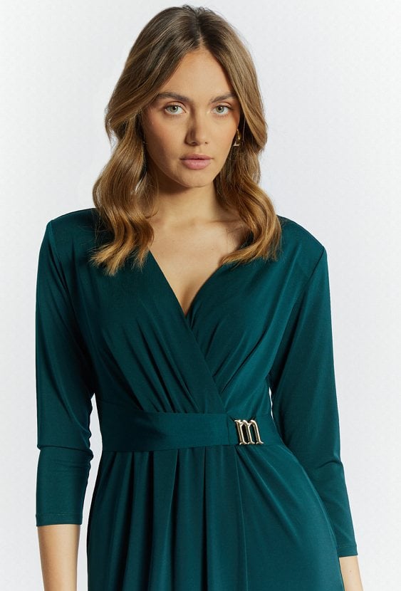 Kopertowa sukienka midi