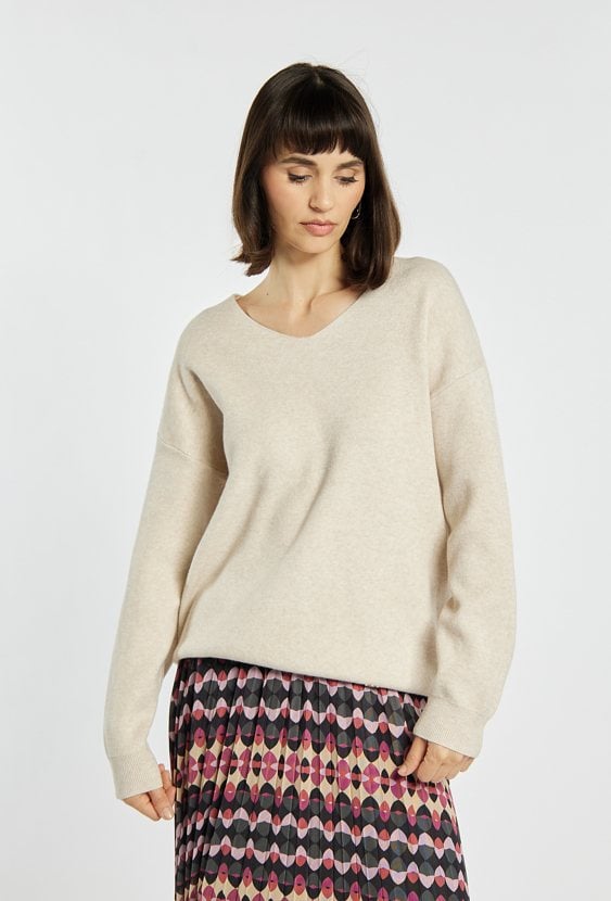 Oversizowy sweter damski