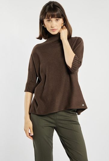 Sweter damski z golfem