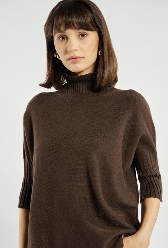 Sweter damski z golfem