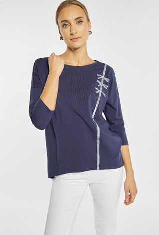 T-shirt z kokardkami