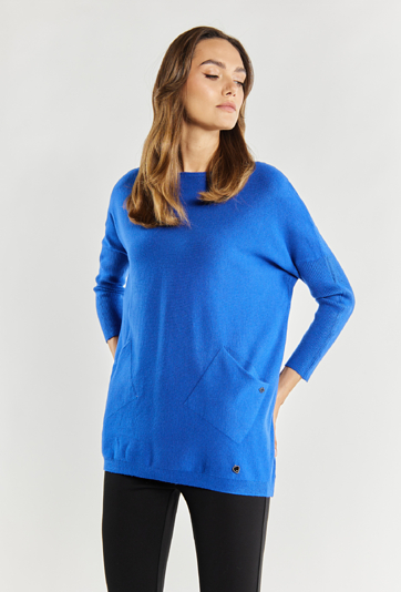 Sweter damski o luźnym fasonie