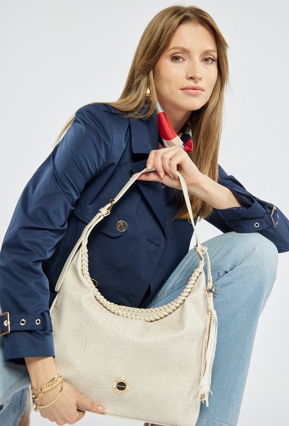 Torba damska z frędzlami