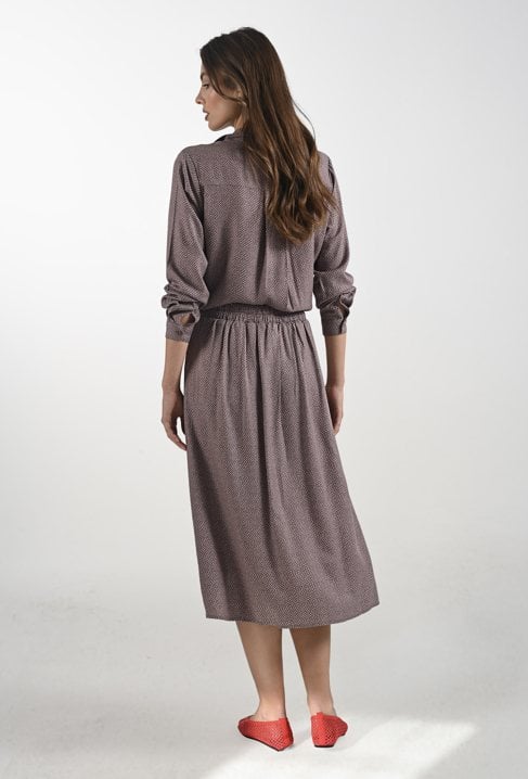 Wiskozowa długa spódnica