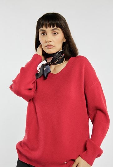 Oversizowy sweter damski