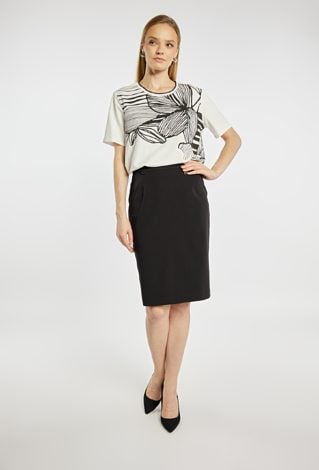 Bluzka damska z wzorem