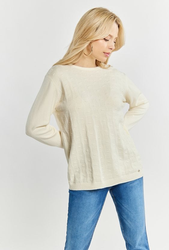 Wiskozowy sweter damski