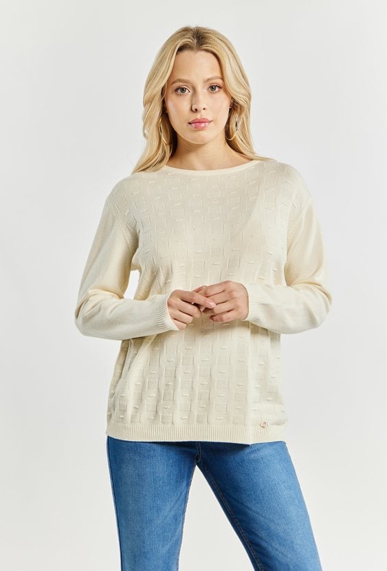 Wiskozowy sweter damski