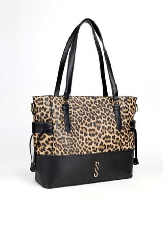 Duża torebka ze zwierzęcym wzorem