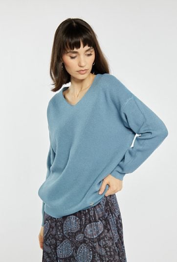 Oversizowy sweter damski