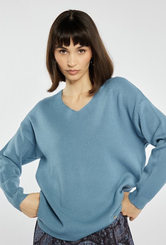 Oversizowy sweter damski