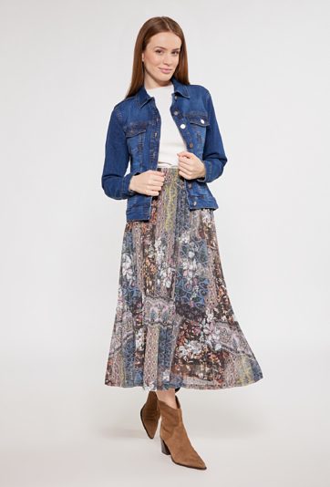 Jeansowa kurtka damska