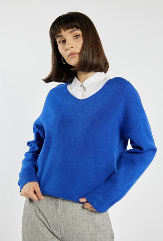 Oversizowy sweter damski