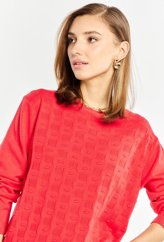 Wiskozowy sweter damski