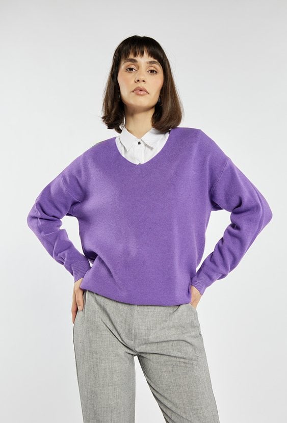 Oversizowy sweter damski