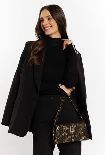 Kopertówka z wzorzystym panelem