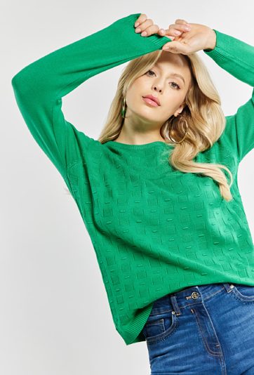 Wiskozowy sweter damski