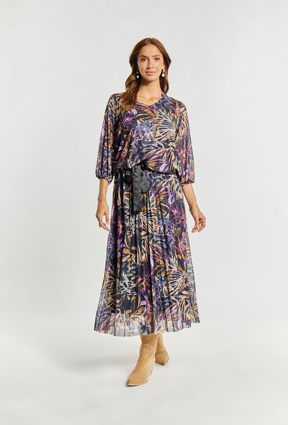 Wzorzysta bluzka damska