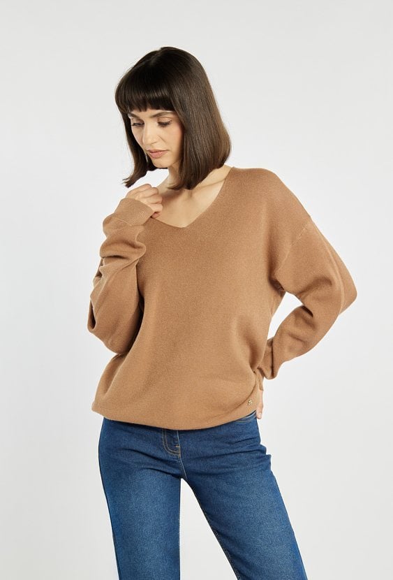 Oversizowy sweter damski