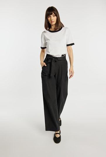 Eleganckie spodnie z wiązanie