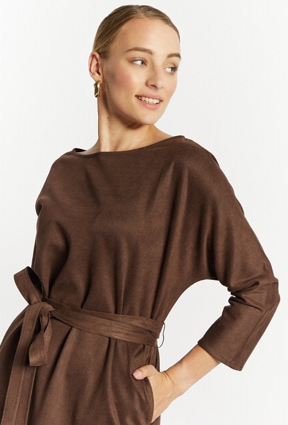 Dzianinowa sukienka damska