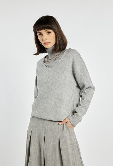 Oversizowy sweter damski