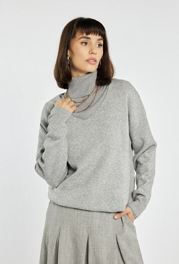 Oversizowy sweter damski